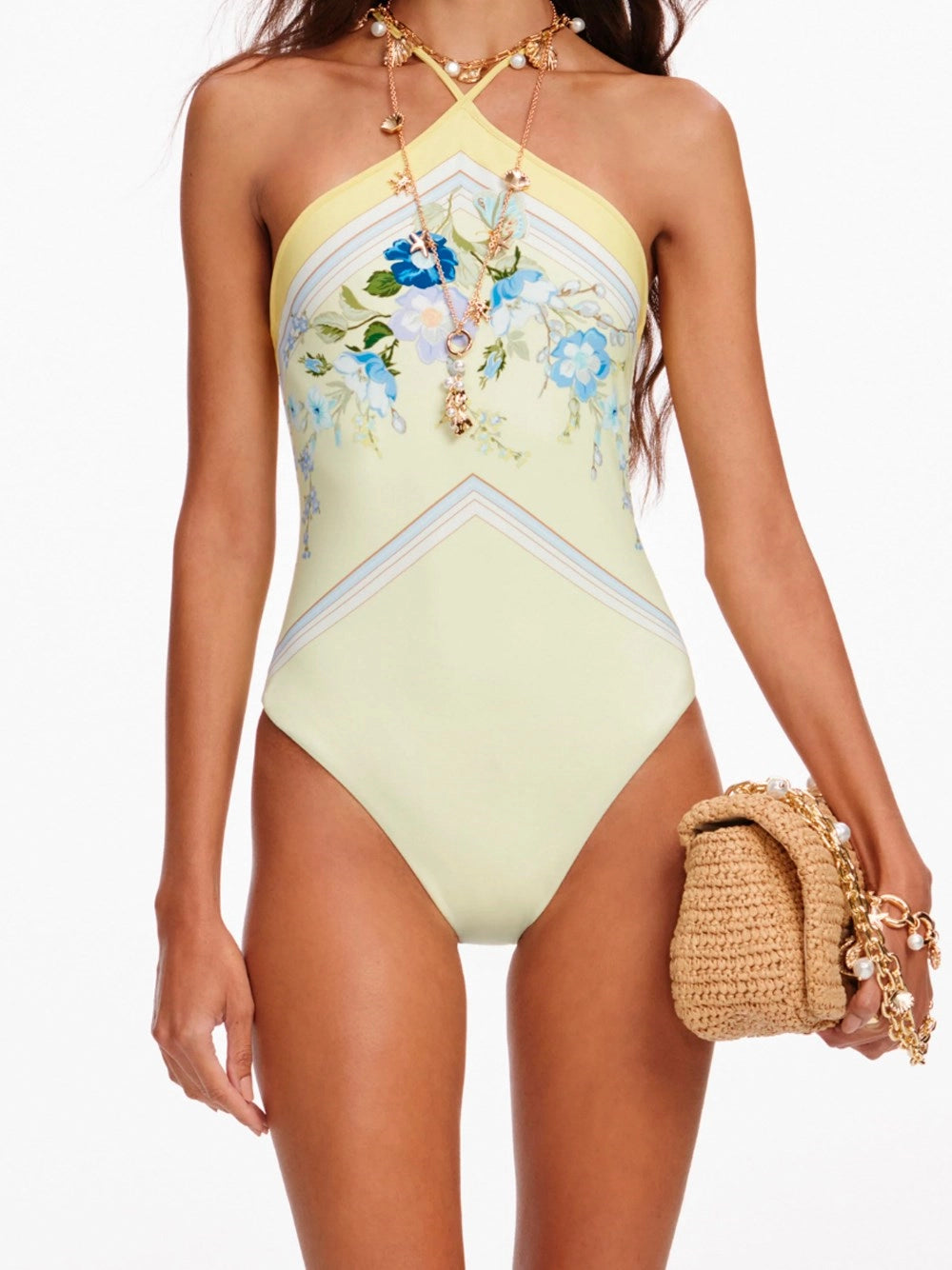 Self-Portrait Women Floral Swimsuit SELF-PORTRAIT