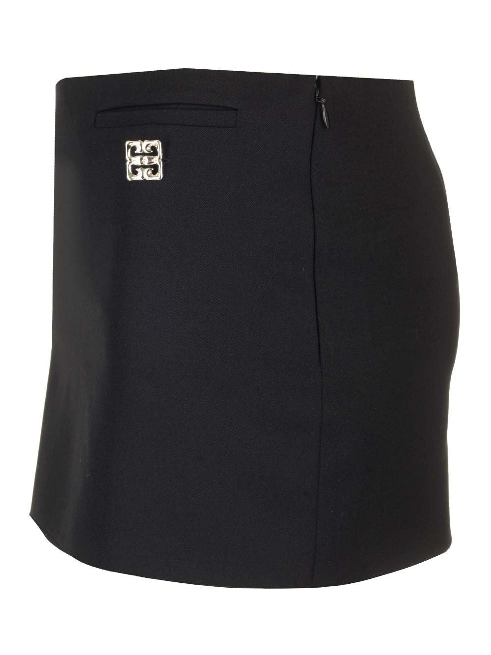 Givenchy Women Wool Mini Skirt GIVENCHY