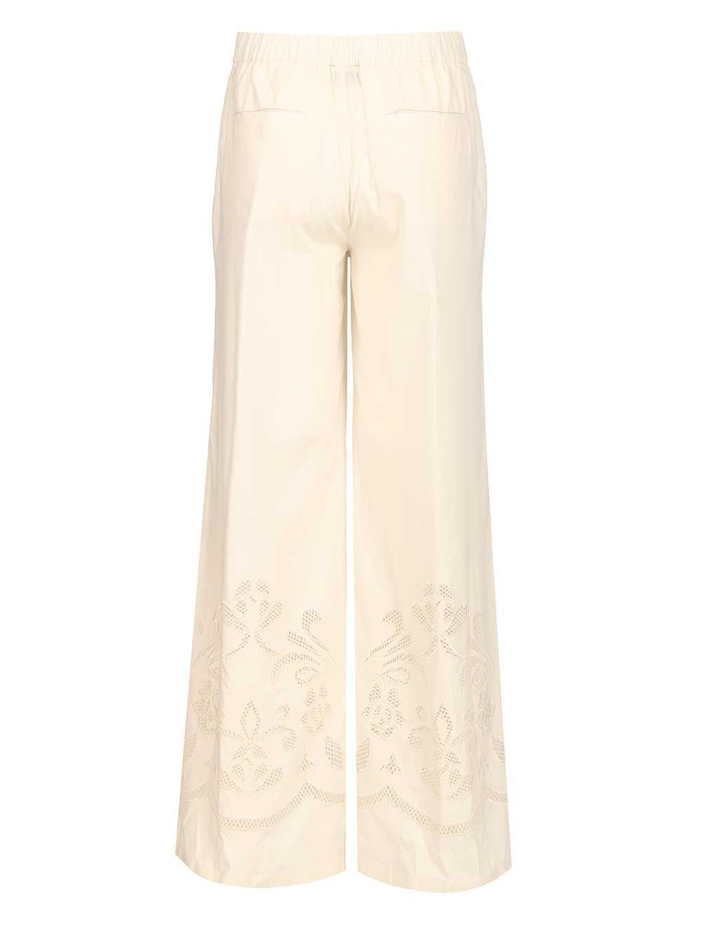 Forte_Forte Women "Lunamaris" Embroidery Co Popline Cropped Pants FORTE FORTE