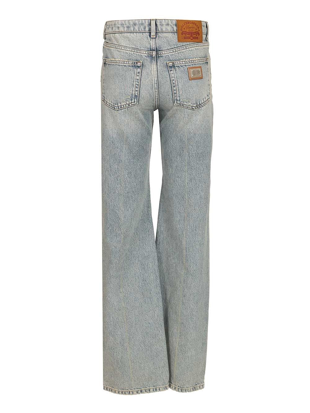 Dolce & Gabbana Women Straight Leg Jean DOLCE & GABBANA
