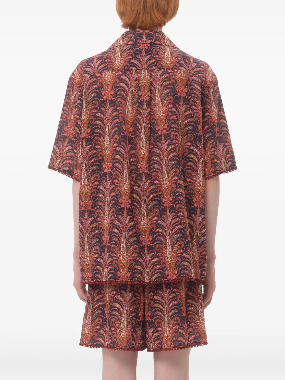 Valentino Garavani Men `Voyage Imaginaire` Bowling Shirt VALENTINO GARAVANI