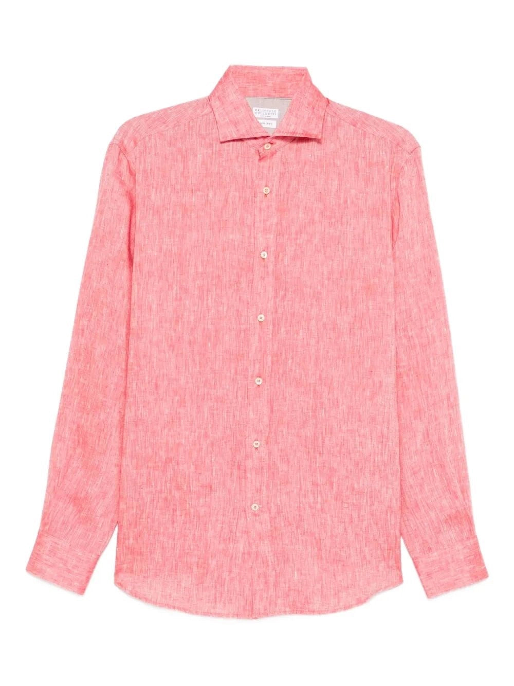 Brunello Cucinelli Men Linen Shirt BRUNELLO CUCINELLI