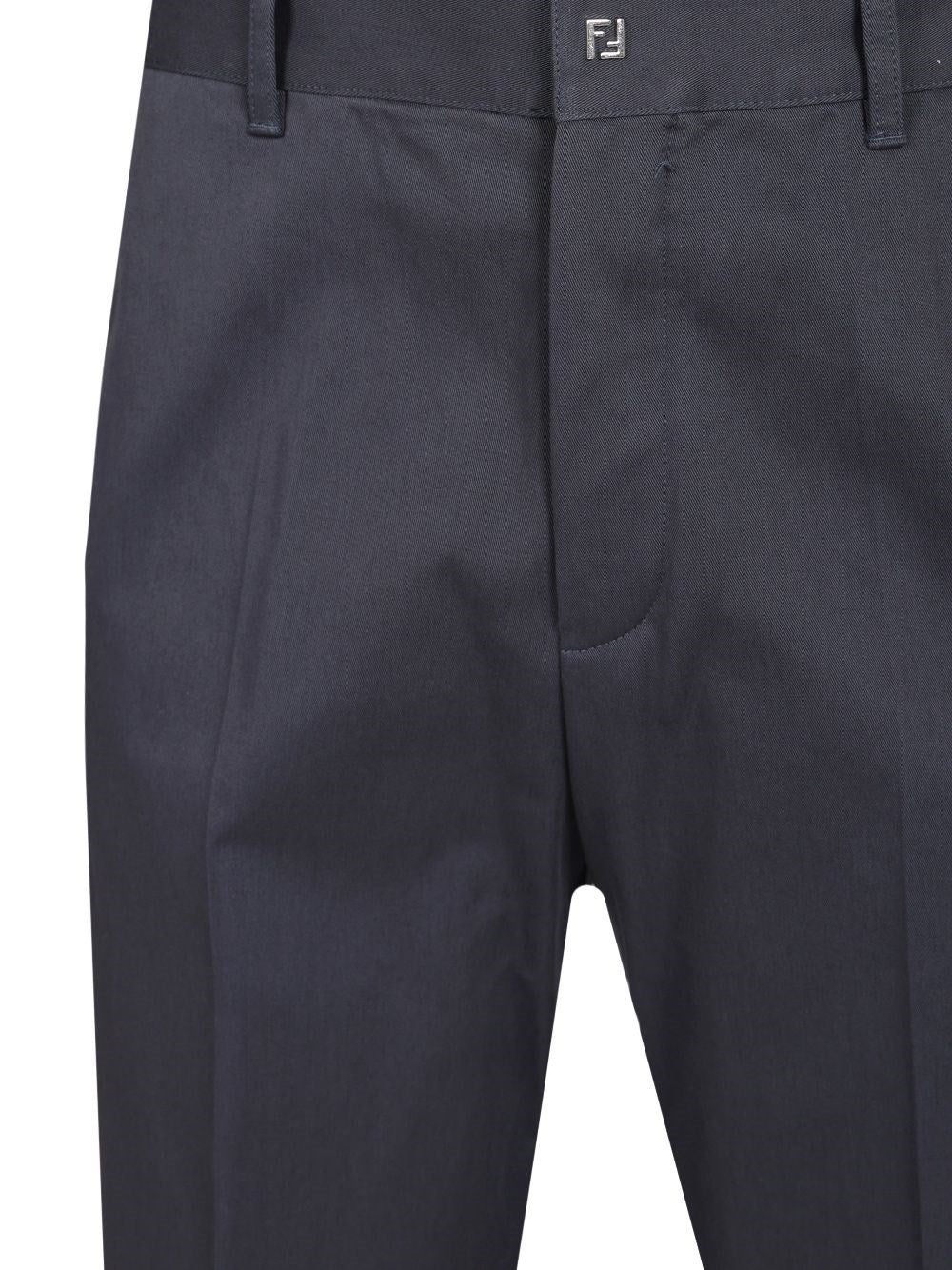 Fendi Men Gabardine Cigarette Trousers FENDI