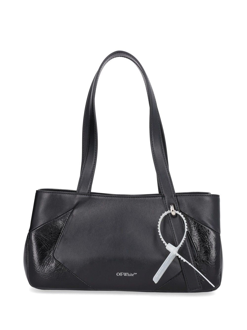 Off-White Women "Oyah East West" Leather Tote Bag OFF-WHITE