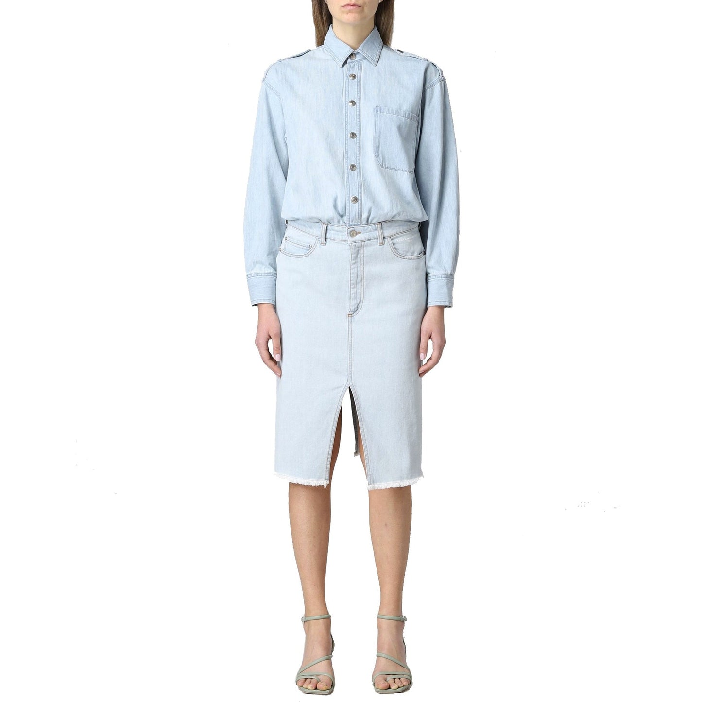 Stella Mccartney Denim Shirt Dress Women STELLA MCCARTNEY