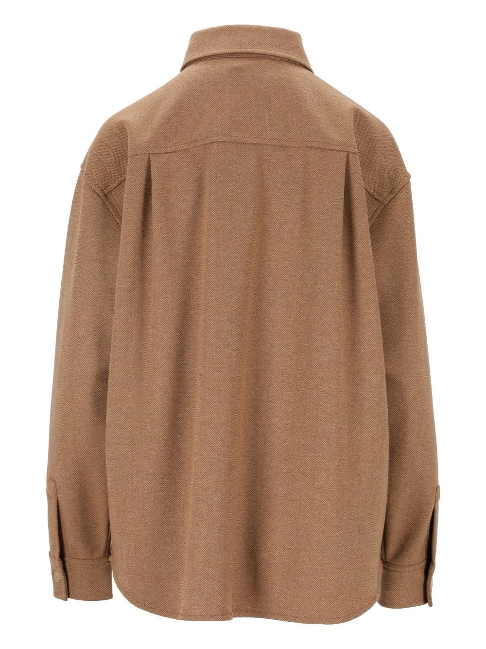 Max Mara Women "Ladino" Camel Hair And Wool Shirt MAX MARA