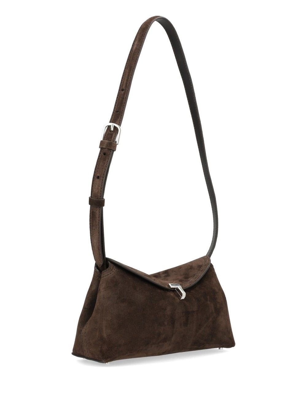 Toteme Women Suede "T-Lock" Clutch Bag TOTEME