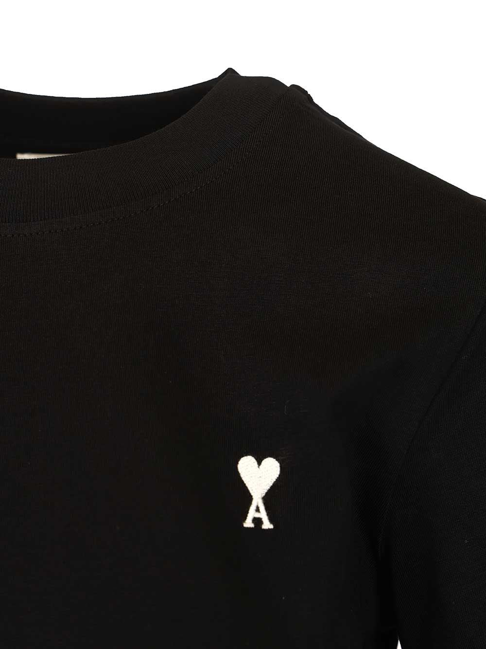 Ami Women Ami De Coeur Crew Neck T-Shirt AMI PARIS