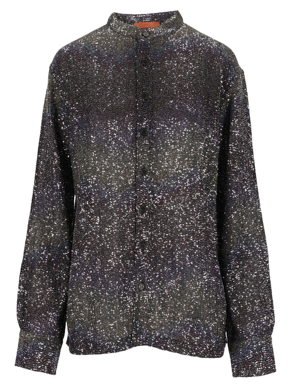 Missoni Women Oversized Shirt With Sequin Appliqué MISSONI
