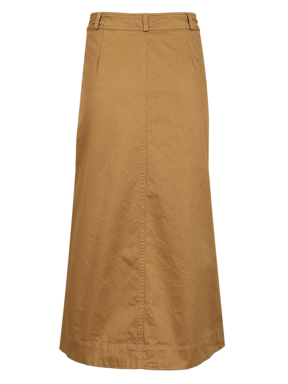 Saint Laurent Women Cotton Midi Skirt SAINT LAURENT