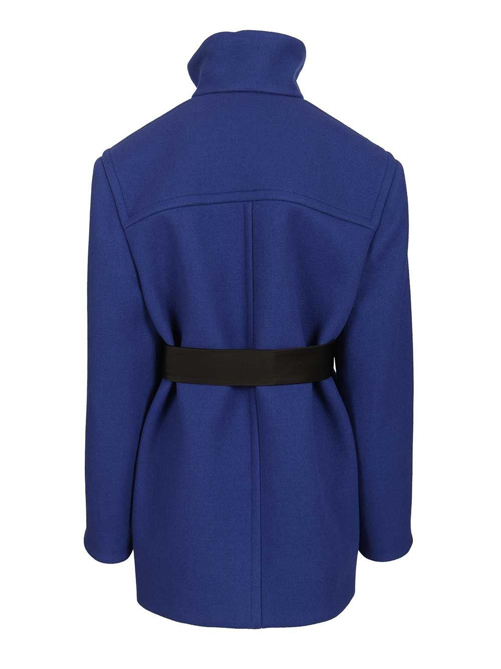 Saint Laurent Women Short Coat With Belt SAINT LAURENT