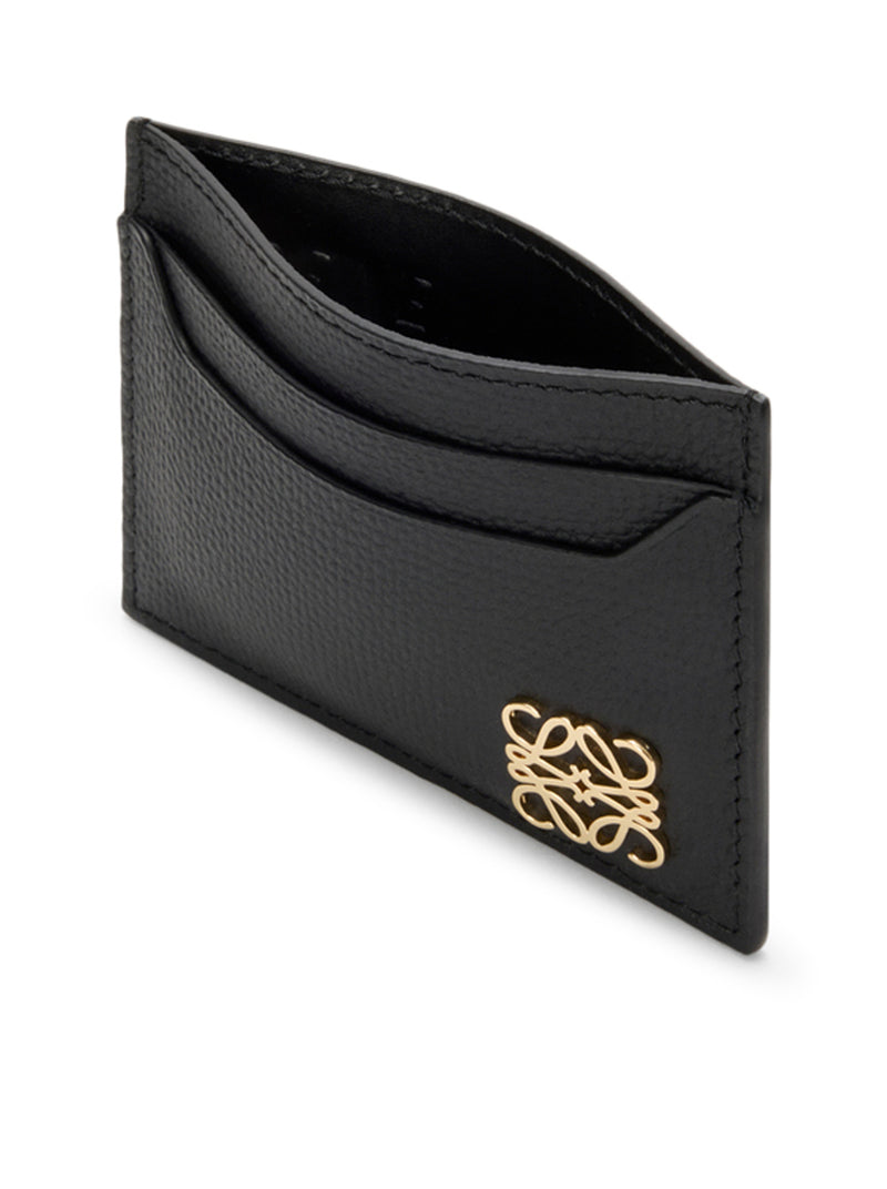 Loewe Women Anagram Card Holder In Grained Calfskin LOEWE