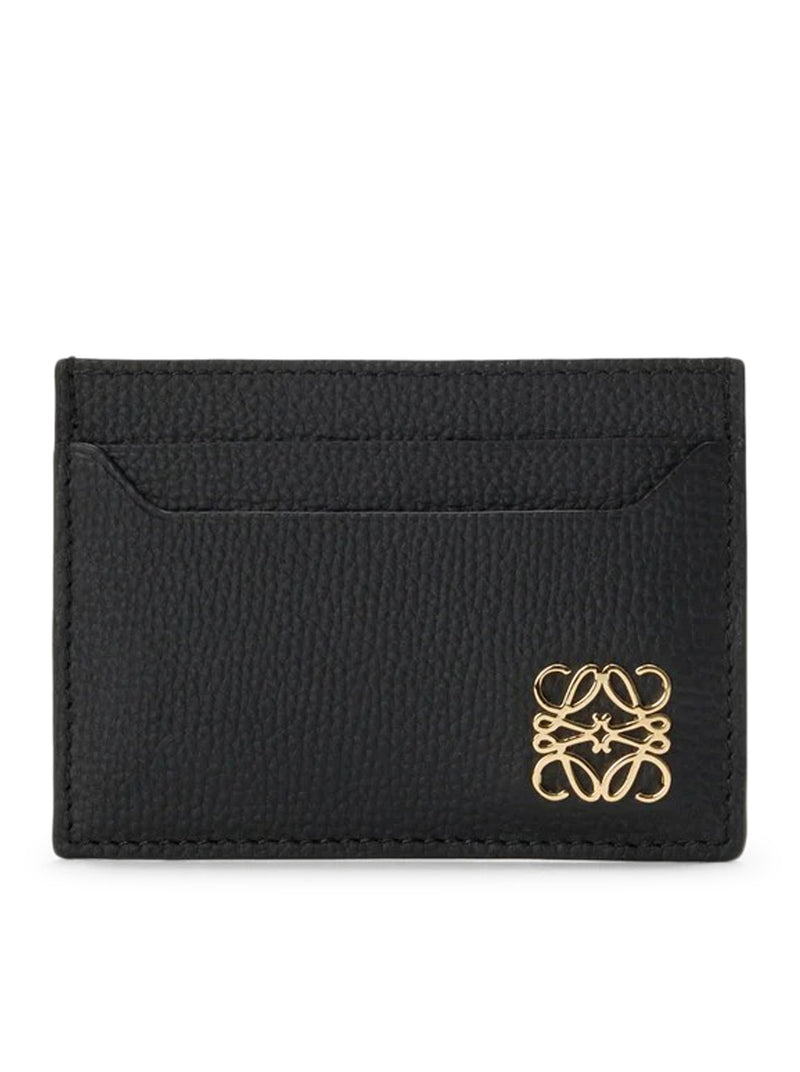 Loewe Women Anagram Card Holder In Grained Calfskin LOEWE