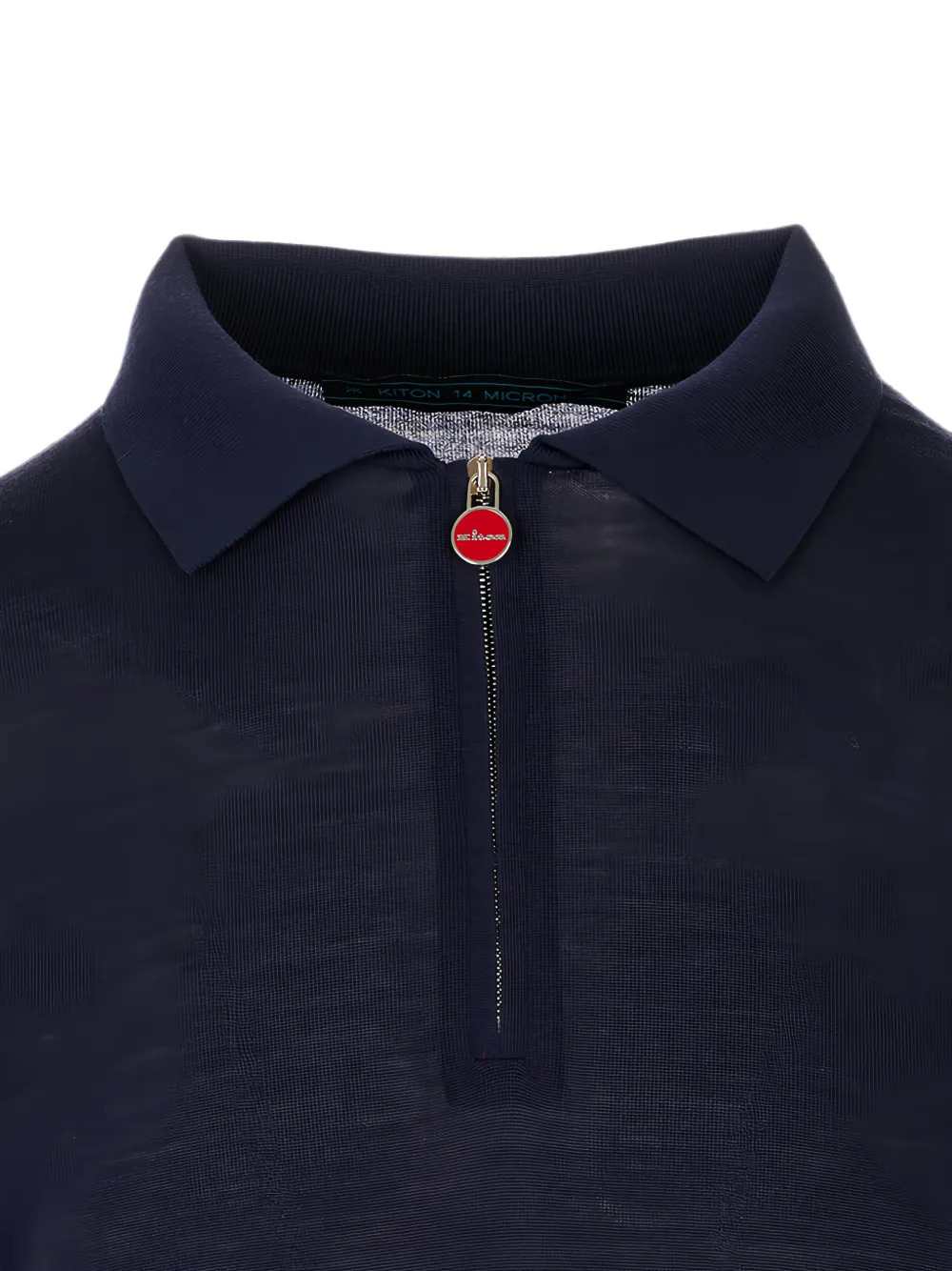Kiton Men Zip-Neck Polo Sweater KITON