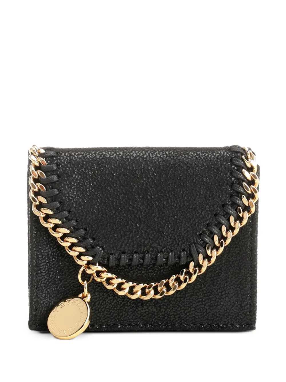 Stella Mccartney Women Falabella Tri-Fold Wallet With Chain Trim STELLA MCCARTNEY