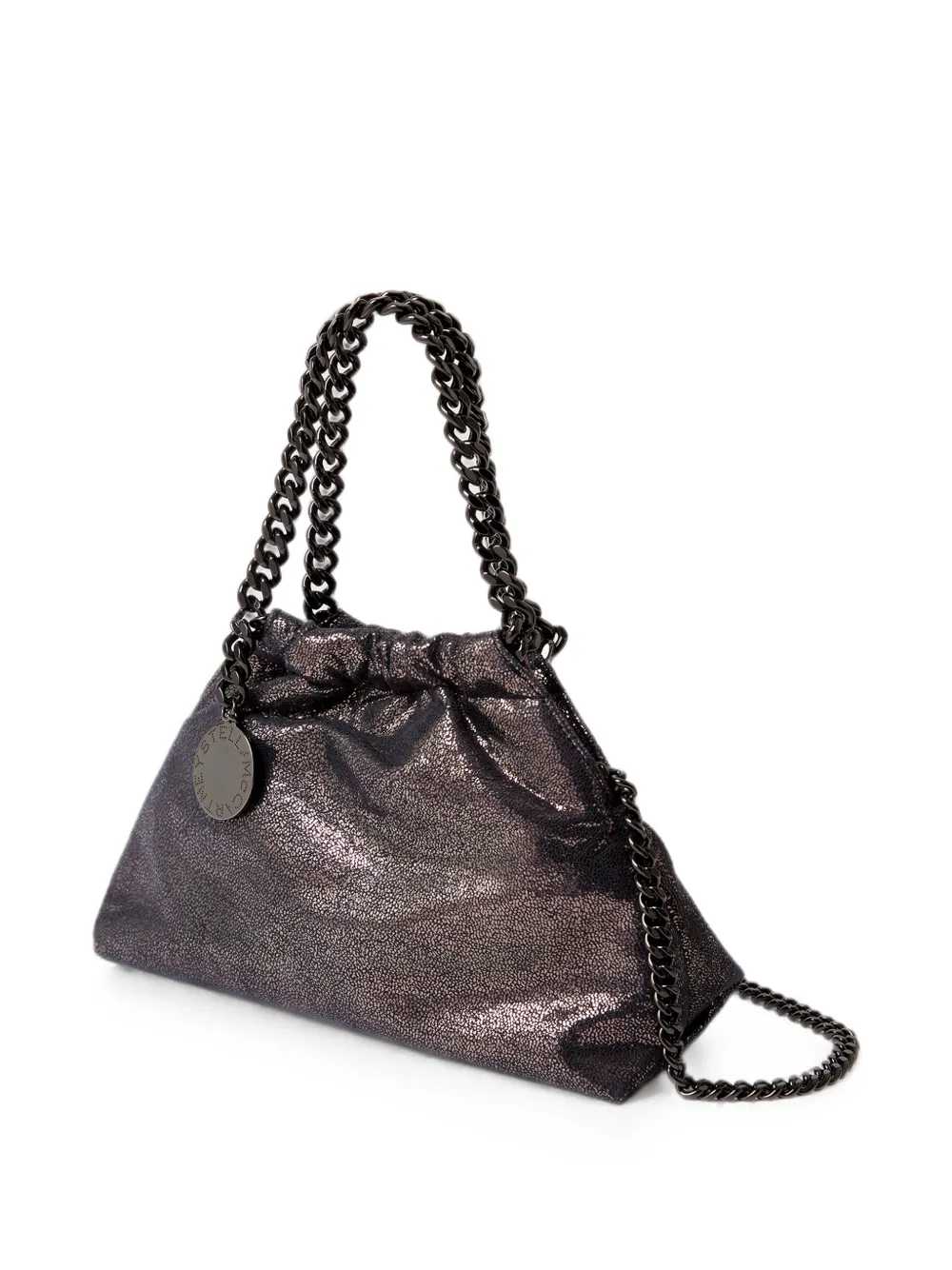 Stella Mccartney Women Falabella Mini Tote Bag With Crackle Effect STELLA MCCARTNEY