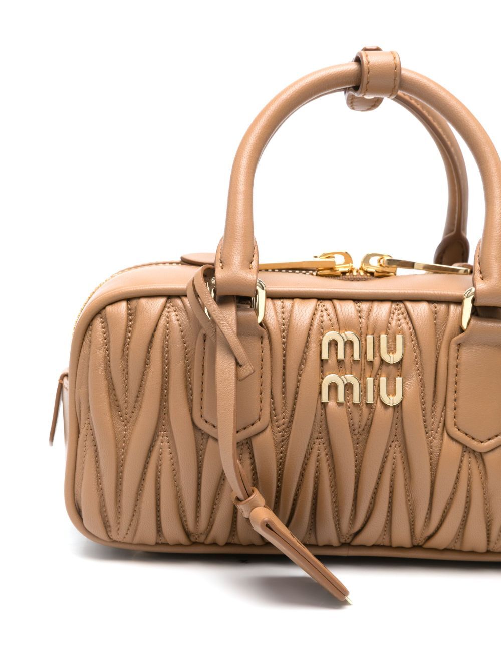 Miu Miu Women Arcadie Regular Matelassé Nappa Leather Bag MIU MIU