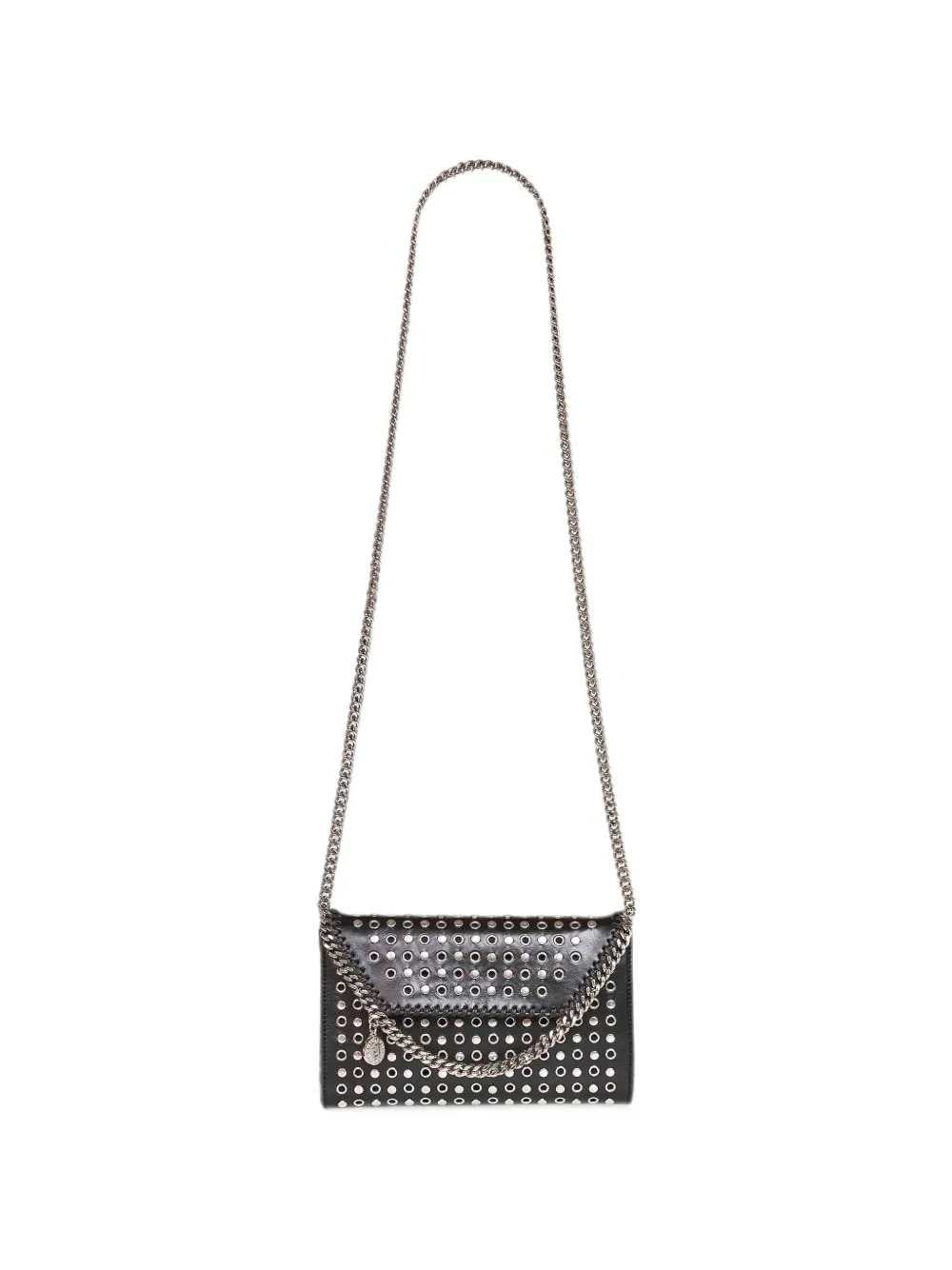 Stella Mccartney Women Falabella Wallet With Chain In Alter Mat, Featuring Studs And Eyelets STELLA MCCARTNEY