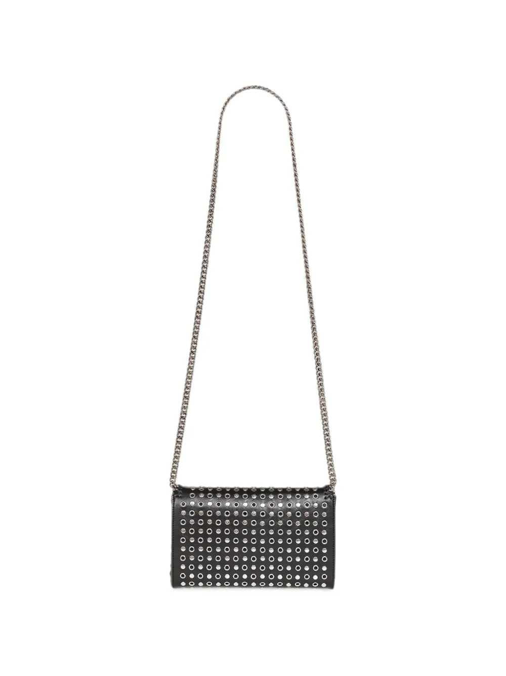 Stella Mccartney Women Falabella Wallet With Chain In Alter Mat, Featuring Studs And Eyelets STELLA MCCARTNEY