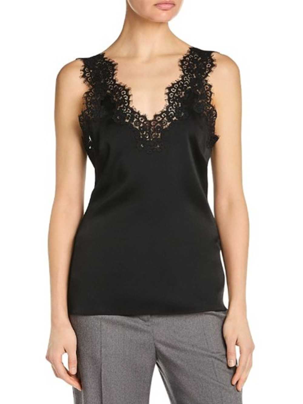 Stella Mccartney Women Lace-Trimmed Top STELLA MCCARTNEY
