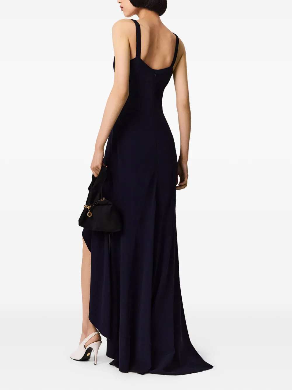 Stella Mccartney Women Asymmetric Dress With Ruffles STELLA MCCARTNEY