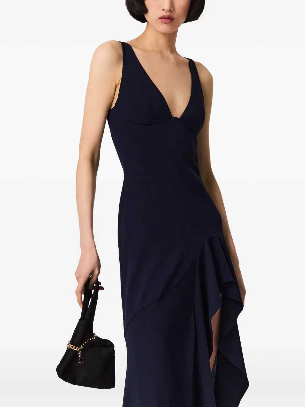 Stella Mccartney Women Asymmetric Dress With Ruffles STELLA MCCARTNEY