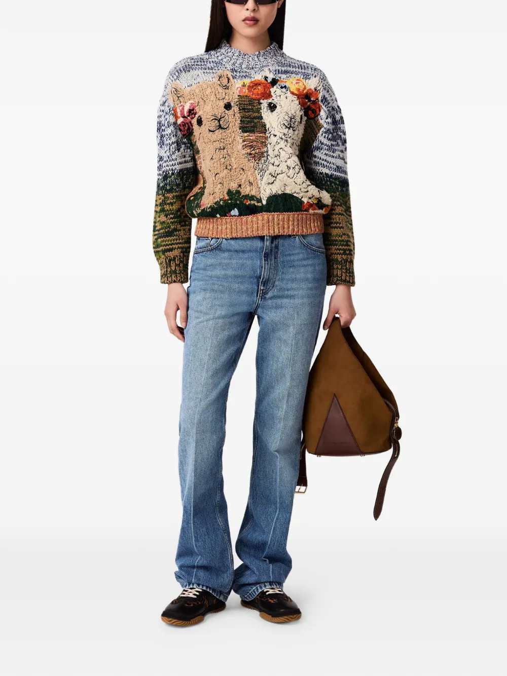 Stella Mccartney Women Alpaca-Pattern Sweater STELLA MCCARTNEY