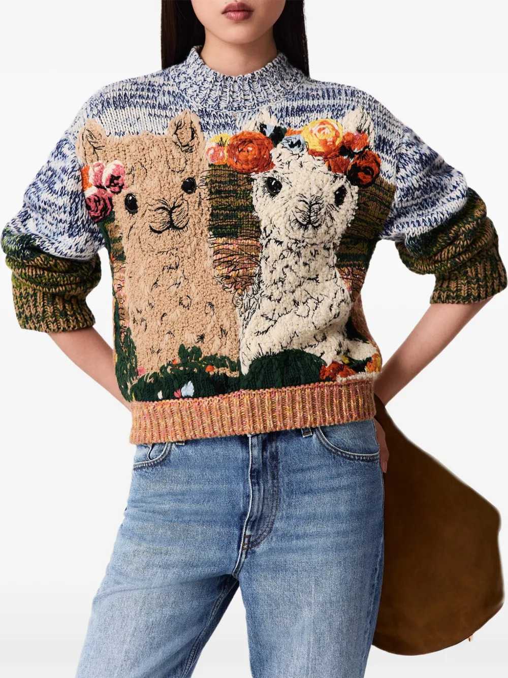 Stella Mccartney Women Alpaca-Pattern Sweater STELLA MCCARTNEY