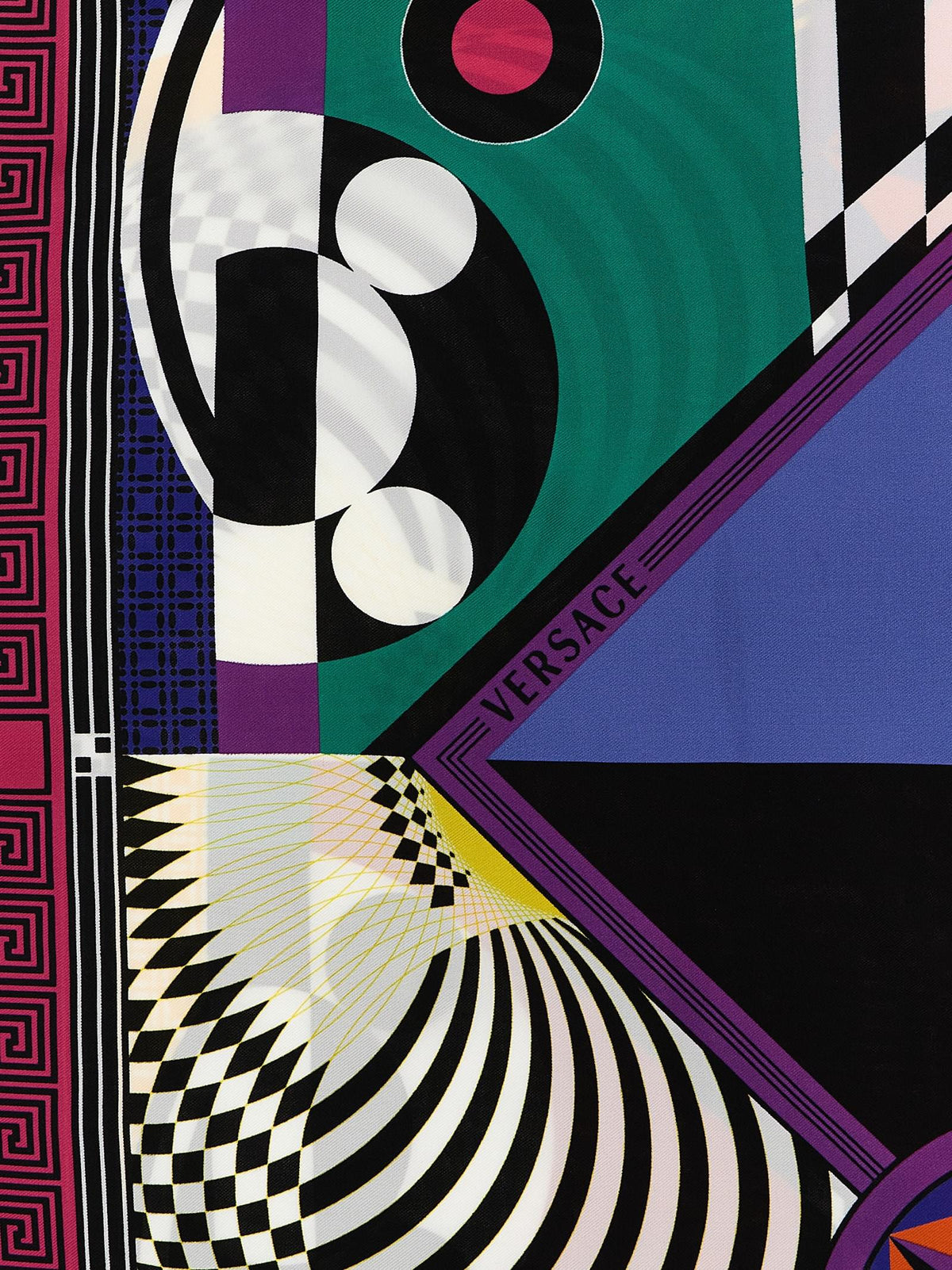 Versace Women 'Theatre' Print Silk Scarf VERSACE