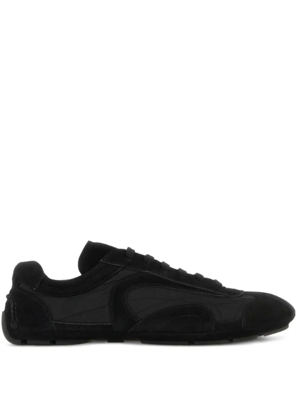 Prada Men Montecarlo Re-Edition 2025 Nylon And Suede Sneakers PRADA