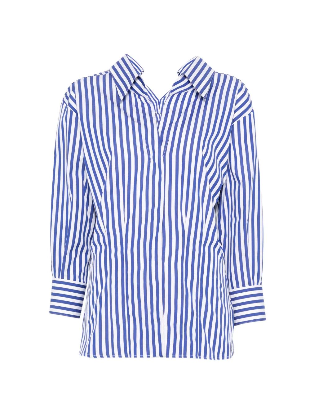 Givenchy Women Slashed Striped Poplin Shirt GIVENCHY