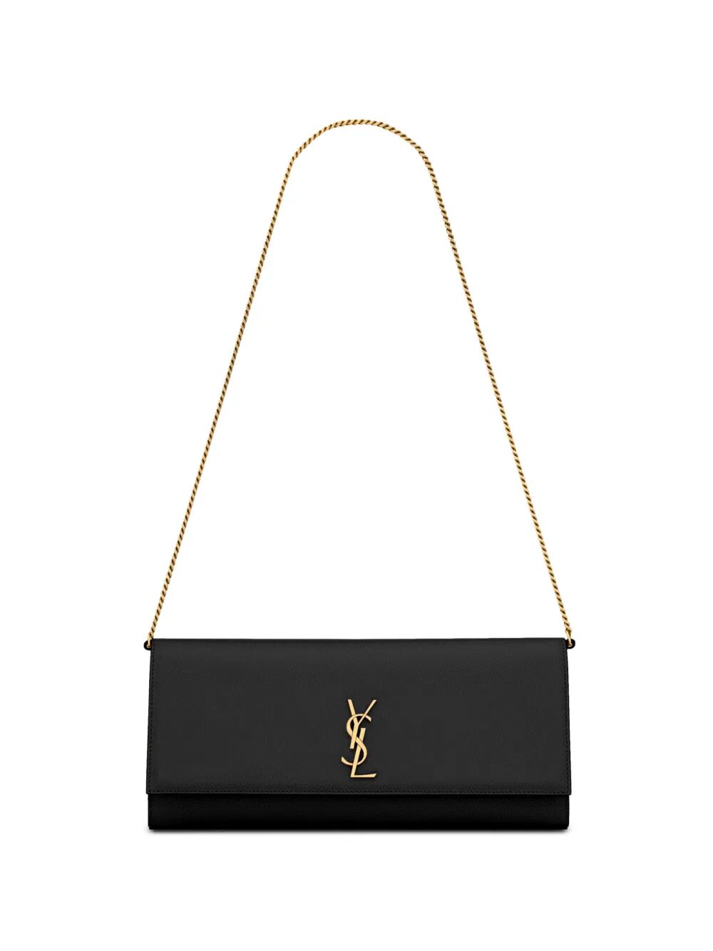 Saint Laurent Women Kate Clutch In Grain De Poudre Leather SAINT LAURENT