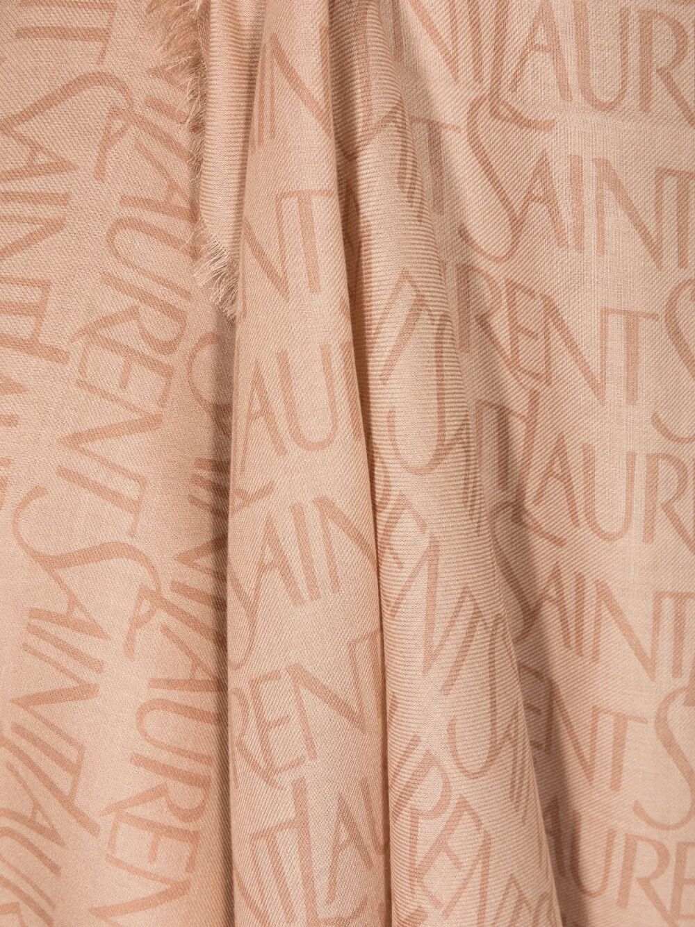 Saint Laurent Men Saint Laurent Modal And Cashmere Large Square Scarf SAINT LAURENT