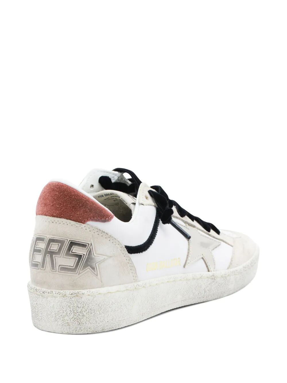 Golden Goose Women Ball Star Leather Sneakers With Metallic Leather Star And Suede Heel Tab GOLDEN GOOSE