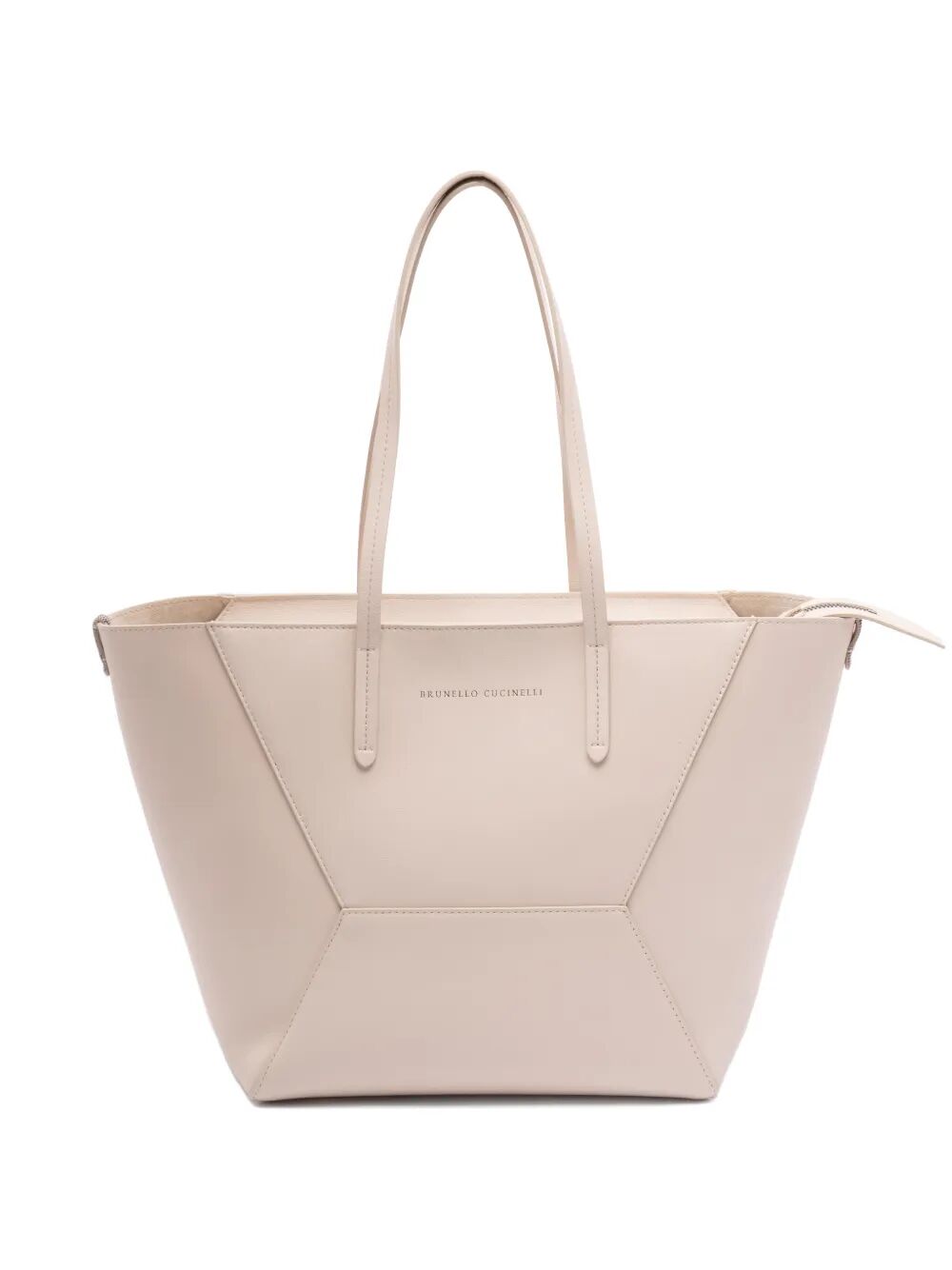 Brunello Cucinelli Women Leather Tote Bag With Pouch BRUNELLO CUCINELLI