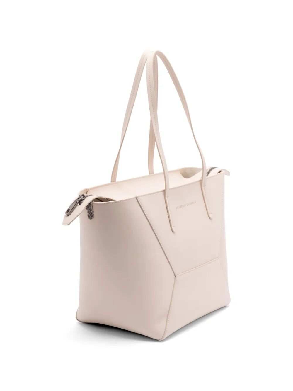 Brunello Cucinelli Women Leather Tote Bag With Pouch BRUNELLO CUCINELLI