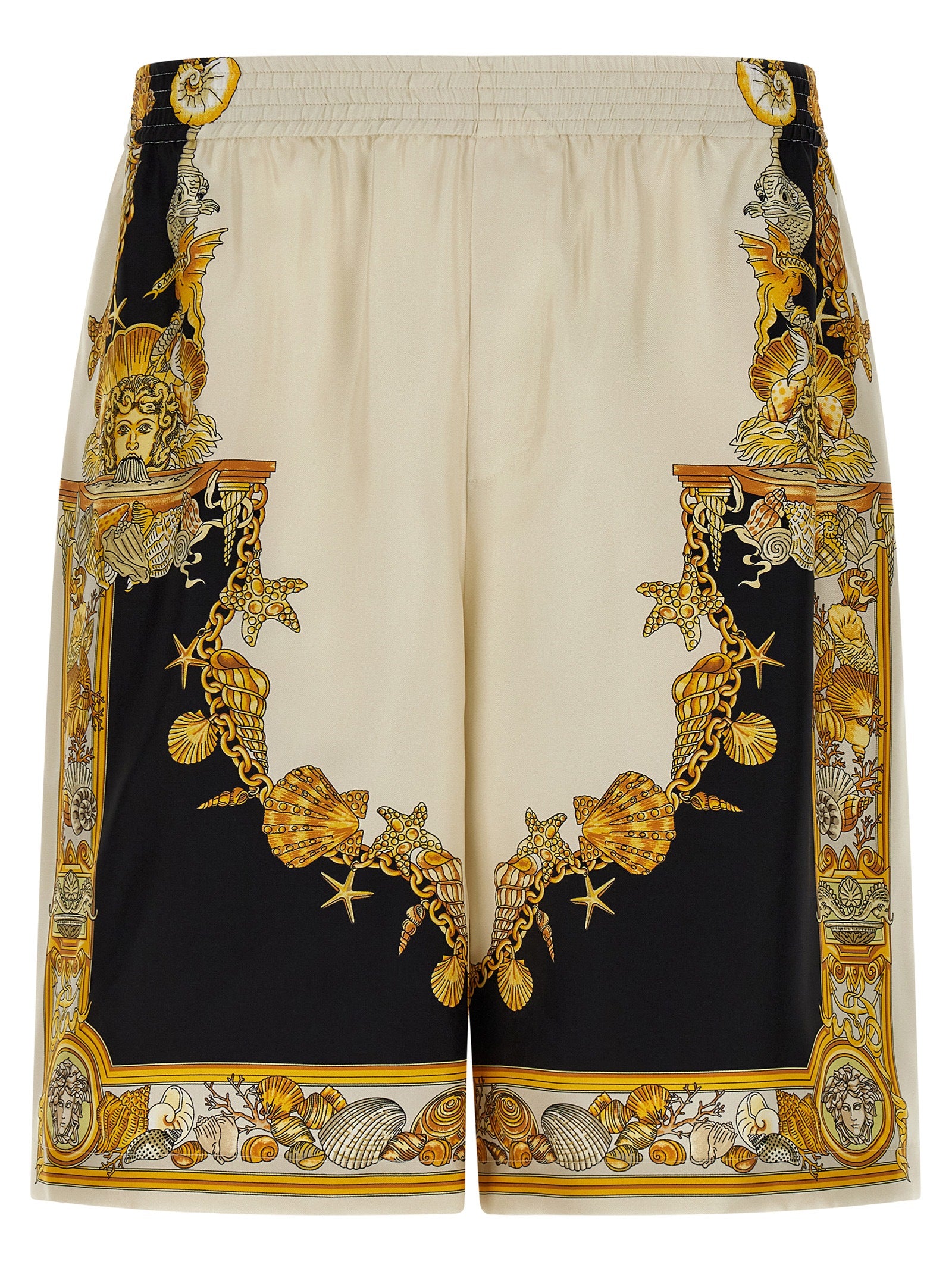 Versace Men 'Coral Theatre' Print Bermuda Shorts VERSACE
