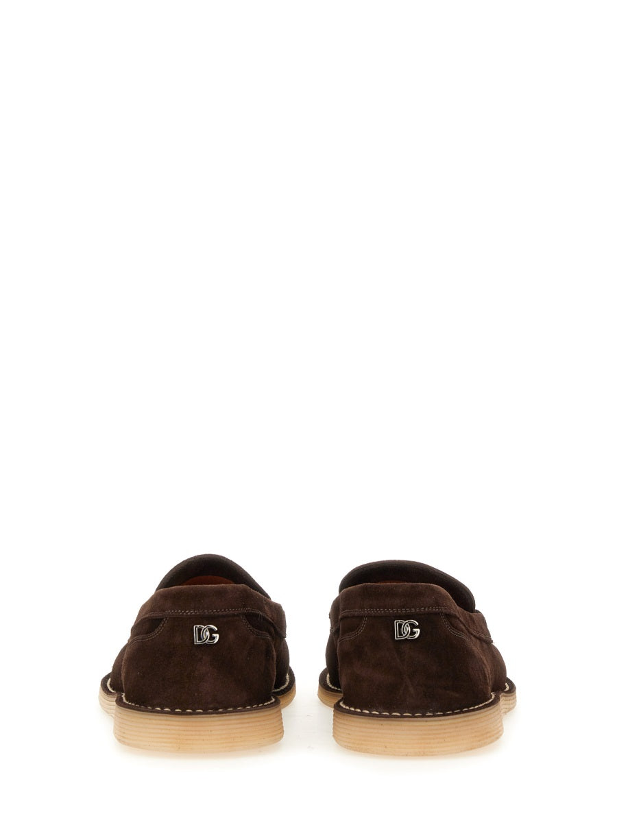 Dolce & Gabbana Men Suede Loafer DOLCE & GABBANA