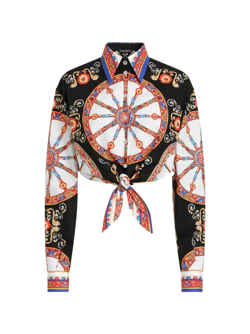 Dolce & Gabbana Women Carretto-Print Shirt DOLCE & GABBANA