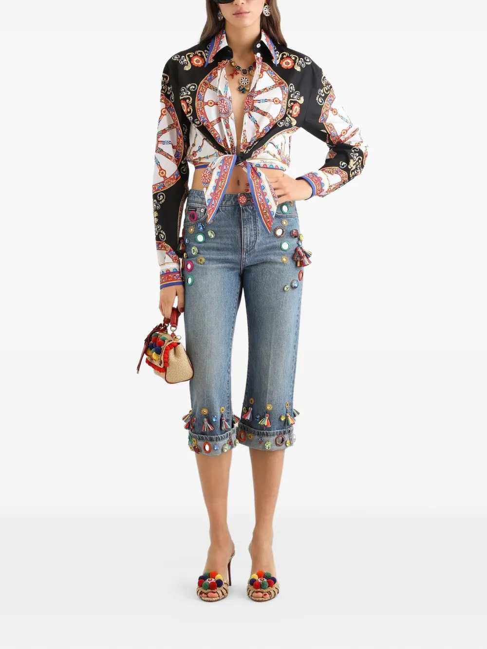 Dolce & Gabbana Women Carretto-Print Shirt DOLCE & GABBANA