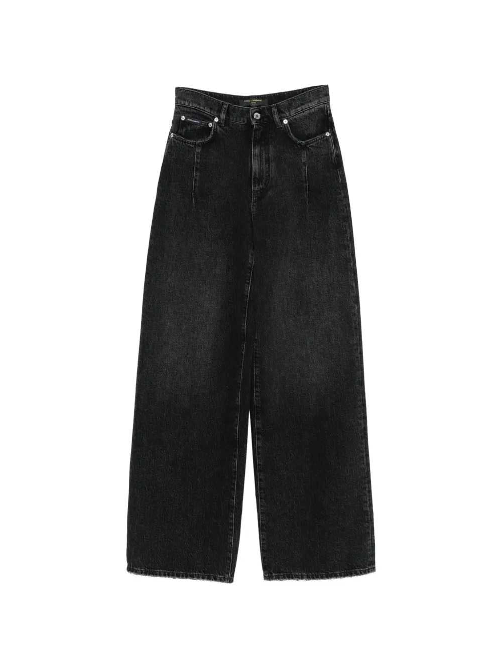 Dolce & Gabbana Women Logo-Detail Wide-Leg Jeans DOLCE & GABBANA