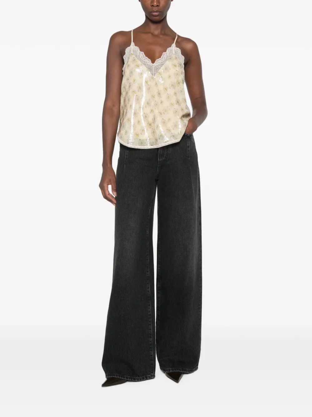 Dolce & Gabbana Women Logo-Detail Wide-Leg Jeans DOLCE & GABBANA