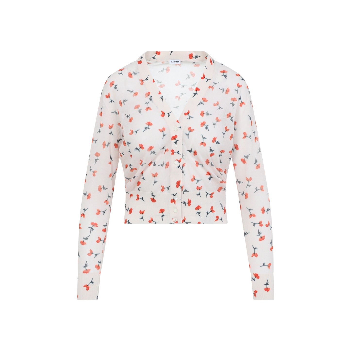 Jil Sander V-Neck Cotton Cardigan Women JIL SANDER