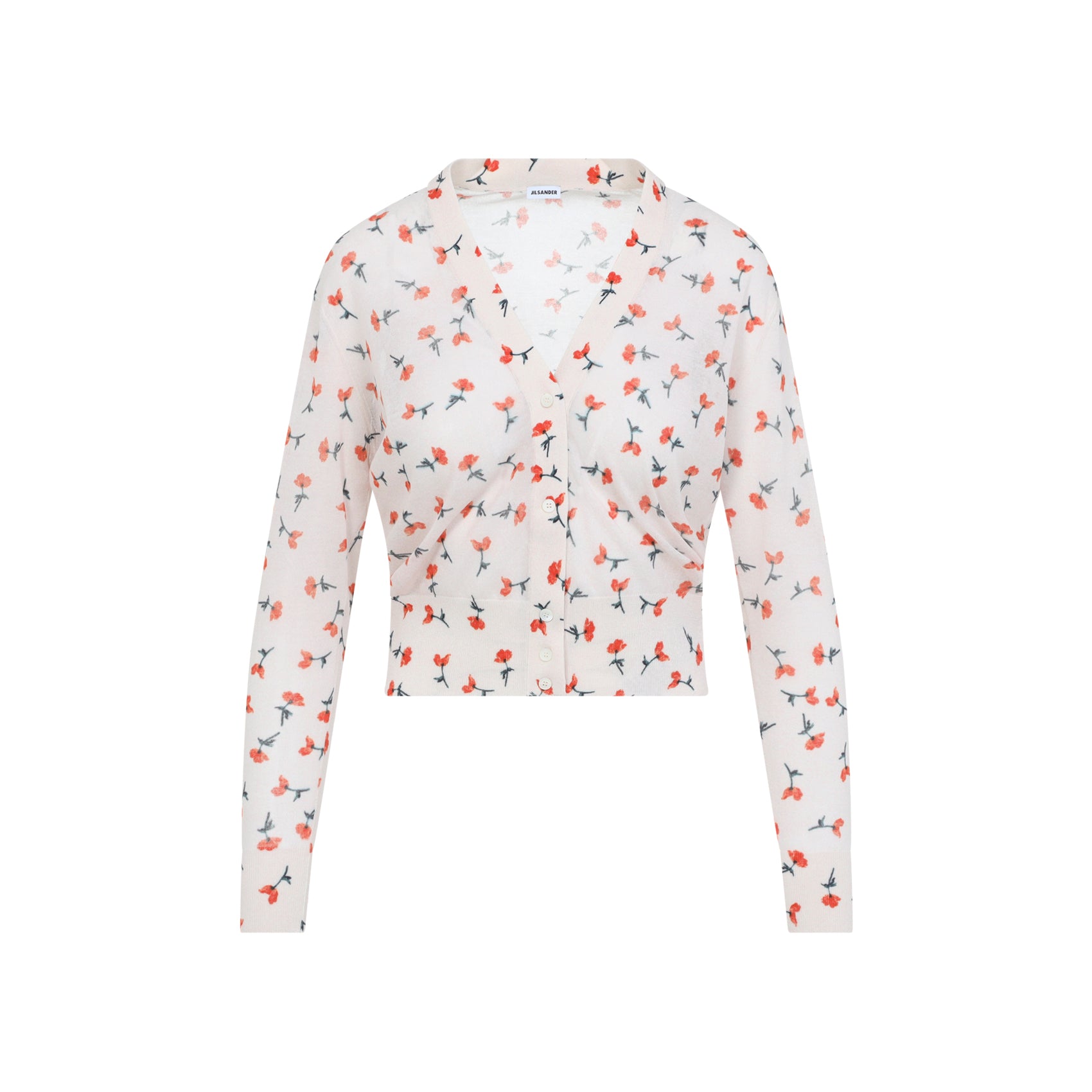 Jil Sander V-Neck Cotton Cardigan Women JIL SANDER