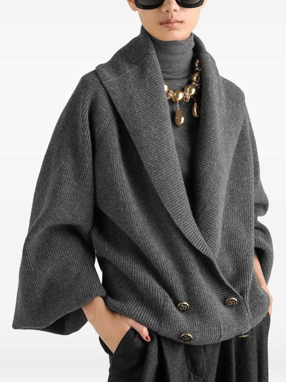 Dolce & Gabbana Women Shawl-Collar Cardigan DOLCE & GABBANA