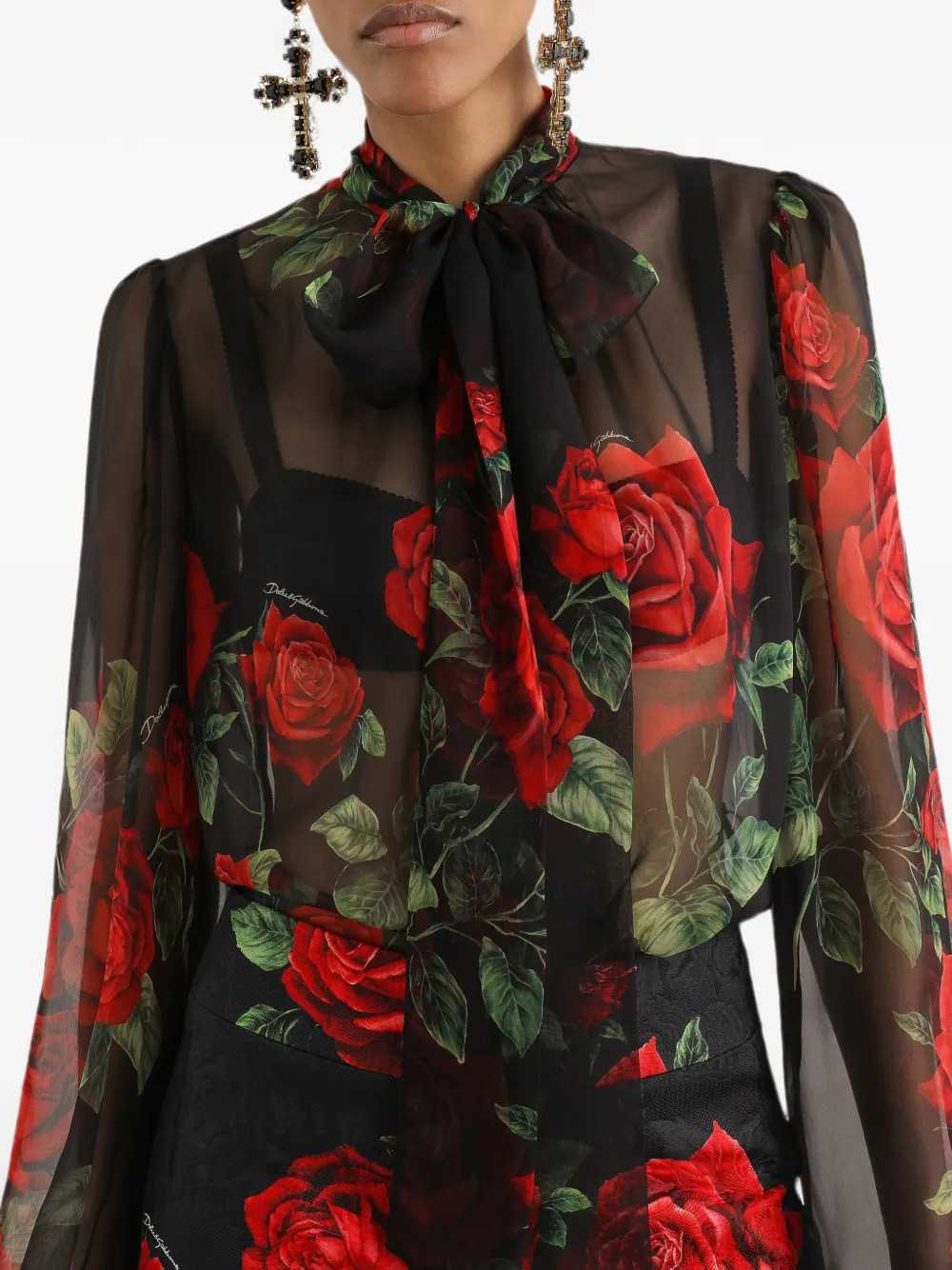 Dolce & Gabbana Women Printed Blouse DOLCE & GABBANA