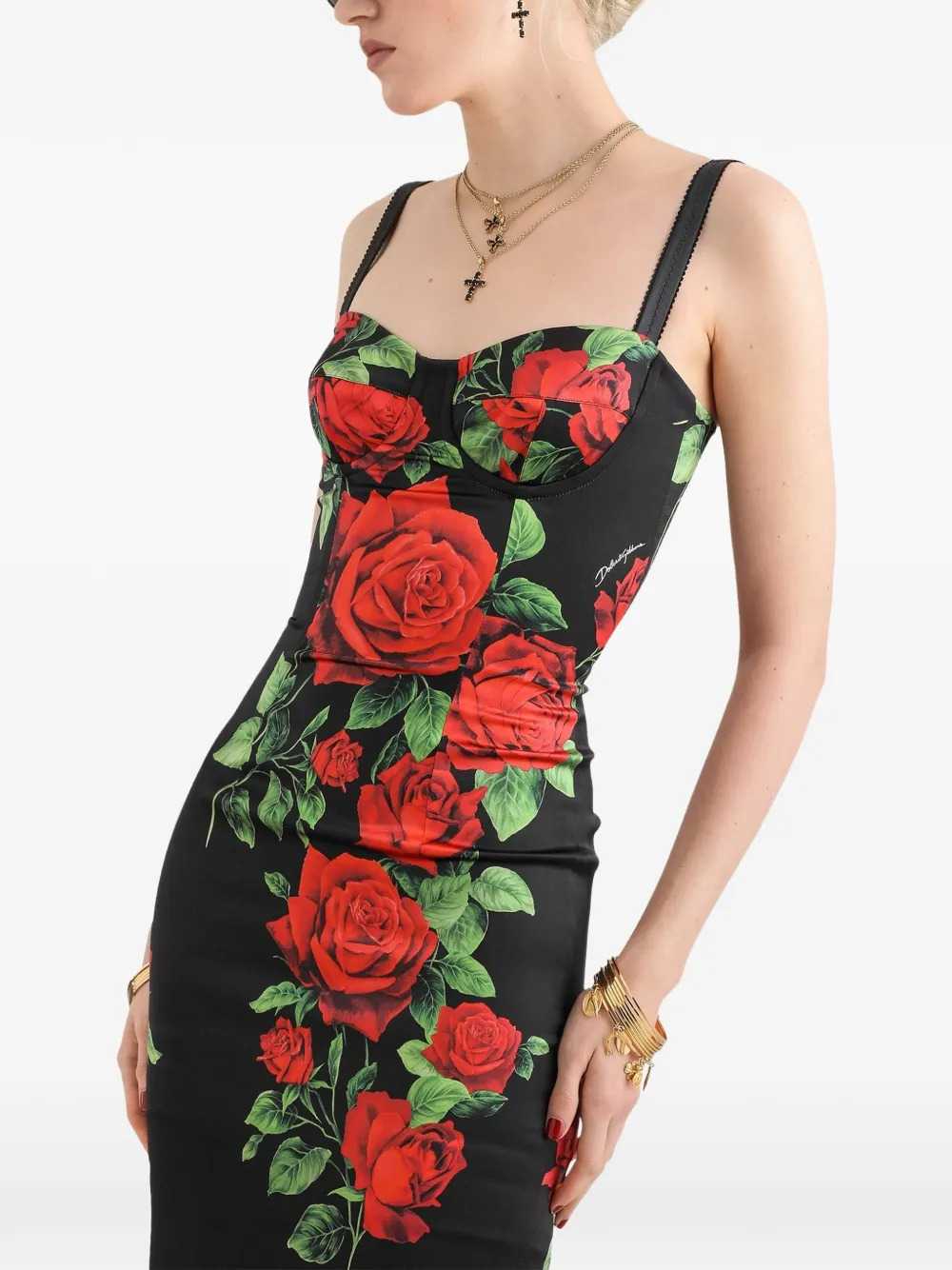 Dolce & Gabbana Women Printed Midi Dress DOLCE & GABBANA