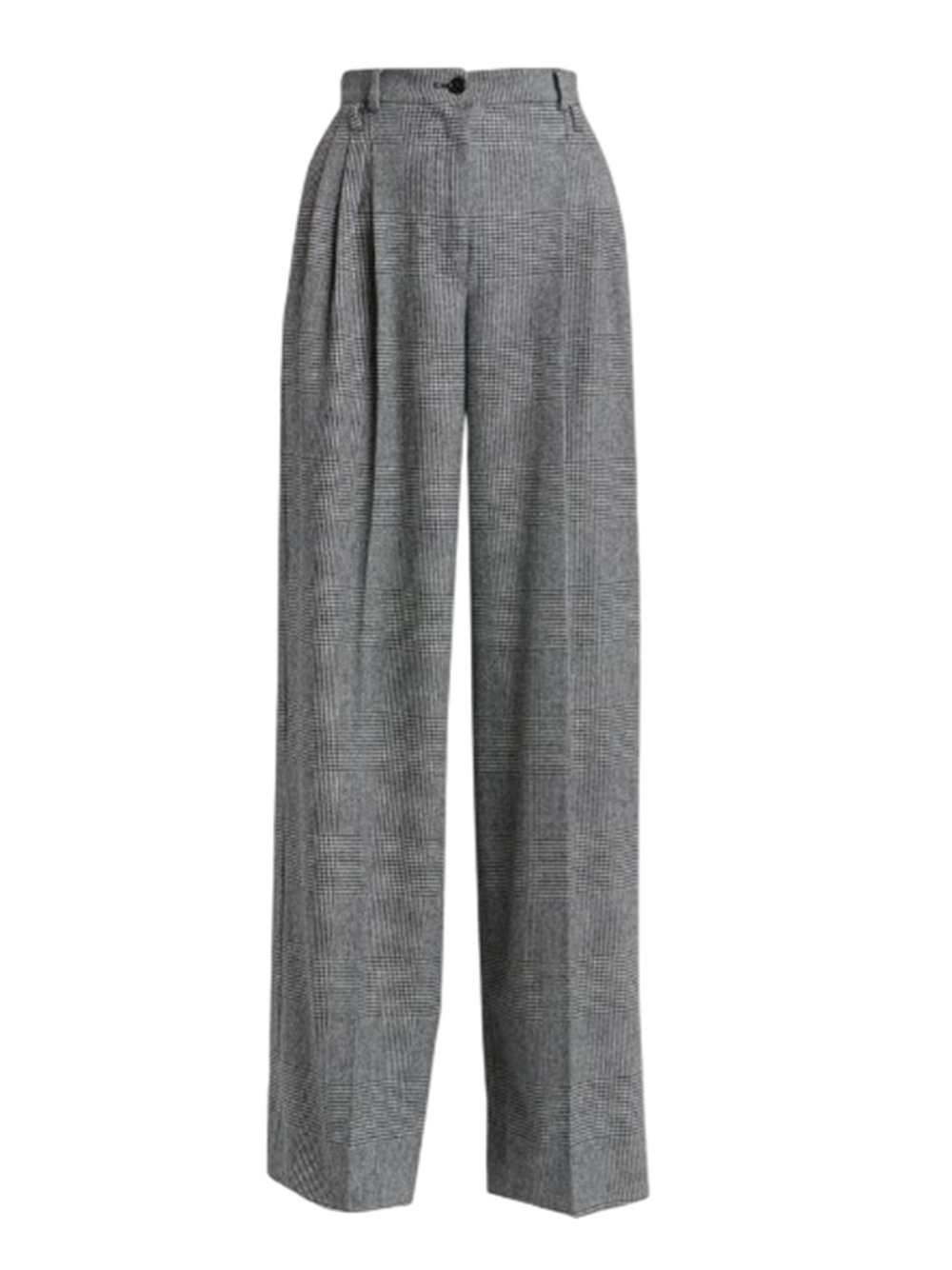 Dolce & Gabbana Women Wide-Leg Pleated Trousers DOLCE & GABBANA