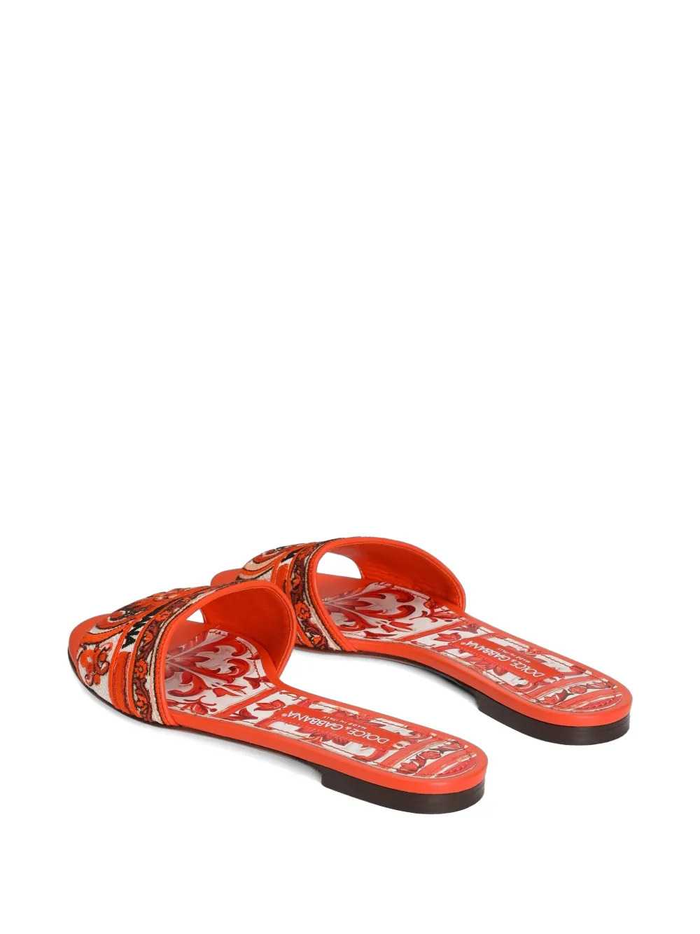 Dolce & Gabbana Women Slippers With Majolica Embroidery DOLCE & GABBANA