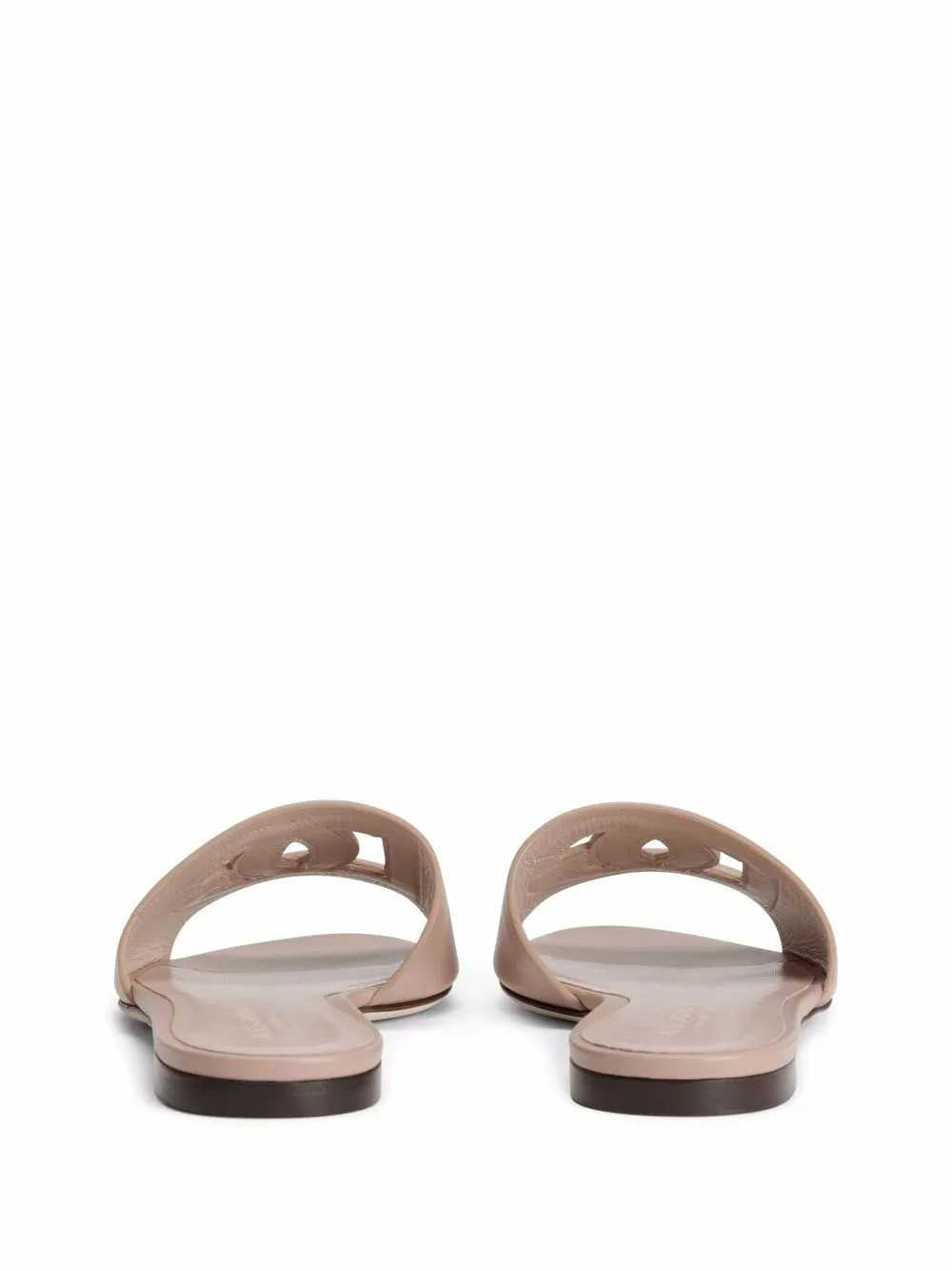 Dolce & Gabbana Women Leather Sandals With Dg Logo DOLCE & GABBANA